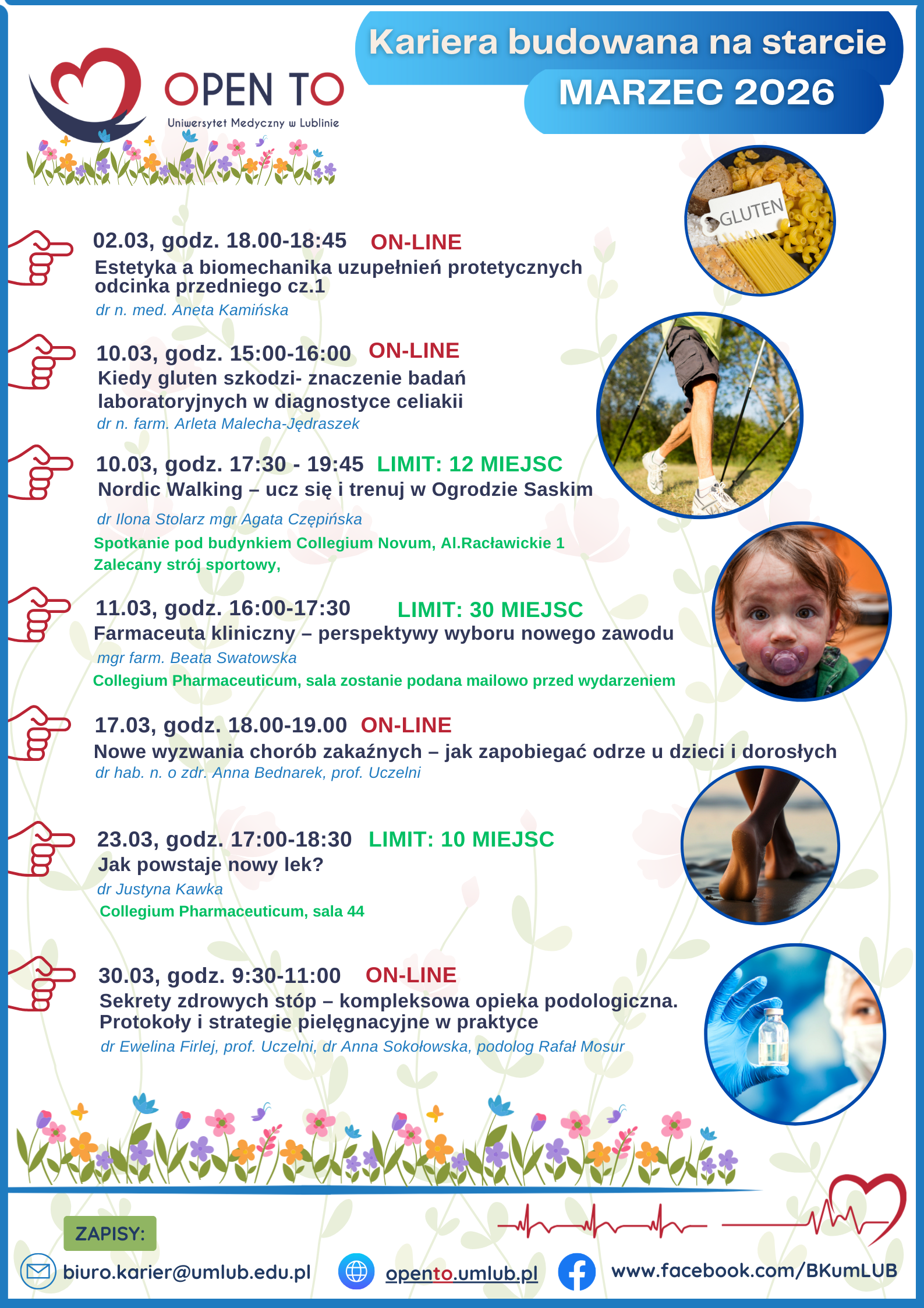 Harmonogram OpenTo na marzec 2026